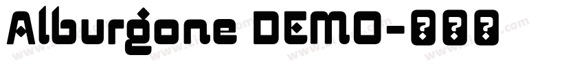 Alburgone DEMO字体转换